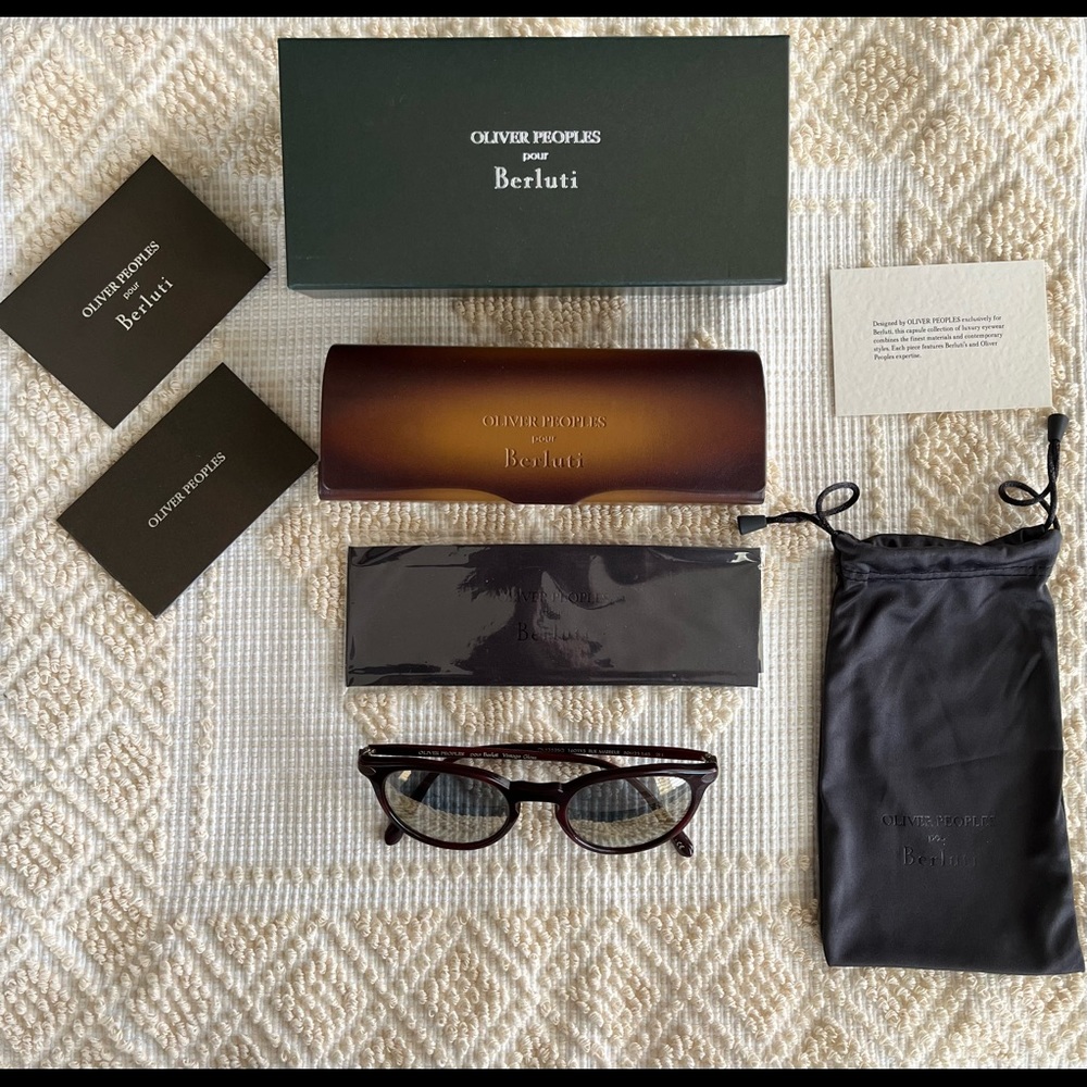 Oliver Peoples Pour Beluti Sunglasses NWT